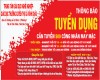 Thông báo tuyển dụng lao động may mặc