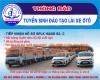 Thông báo tuyển sinh đào tạo lái xe ôtô hạng B2,C tháng 3/2019