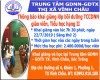 Thông báo khai giảng lớp bồi dưỡng tiêu chuẩn chức danh nghề nghiệp giáo viên, Tiểu học hạng II
