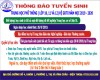 Thông báo về việc tuyển sinh các lớp trung học phổ thông hệ giáo dục thường xuyên và Trung cấp nghề năm học 2019-2020