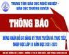 Thông báo về việc dừng nhận hồ sơ đăng ký trực tuyến và trực tiếp nhập học lớp 10 năm học 2021-2022