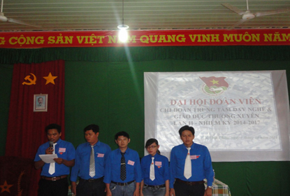 Hoạt động của Trung Tâm Dạy Nghề Và Giáo Dục Thường Xuyên Trong Quí 3/2014