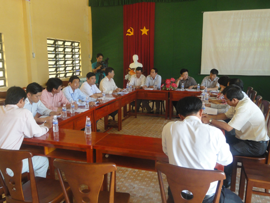 Trung tâm tiếp và làm việc với Vụ Trưởng vụ GDTX