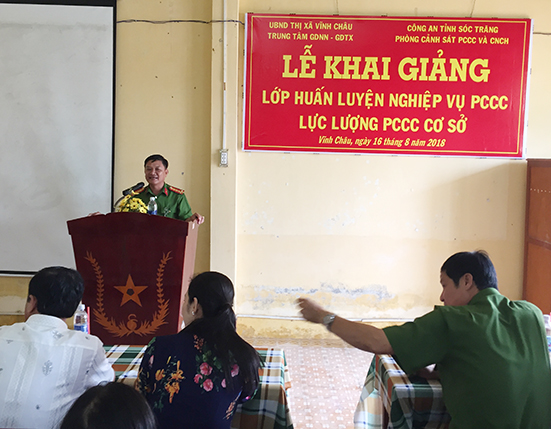 Khai giang lop Phong chay chua chay