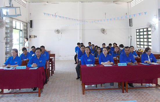 Đại hội Đoàn Trung tâm Giáo dục Nghề nghiệp - Giáo dục Thường xuyên