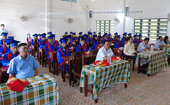 Lễ tốt nghiệp các lớp trung cấp khóa 23, năm học 2018 - 2019