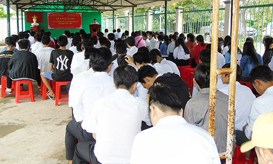 Khai giảng lớp trung cấp nghề 2020 - 2021