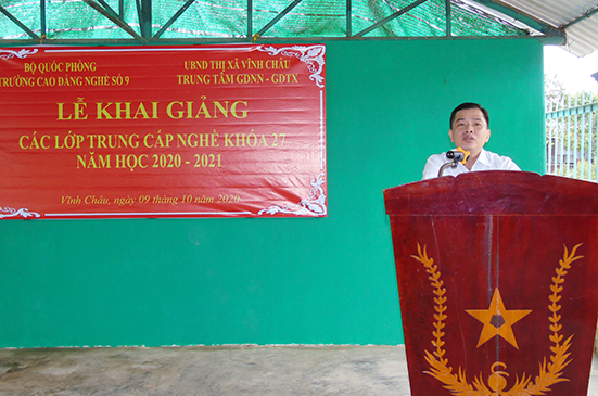 Khai giảng lớp trung cấp nghề 2020 - 2021