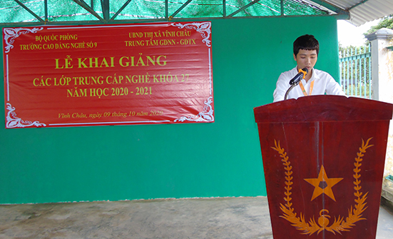 Khai giảng lớp trung cấp nghề 2020 - 2021