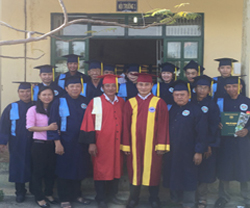 Lễ trao bằng tốt nghiệp trung cấp kế toán doanh nghiệp và QTDN vừa và nhỏ