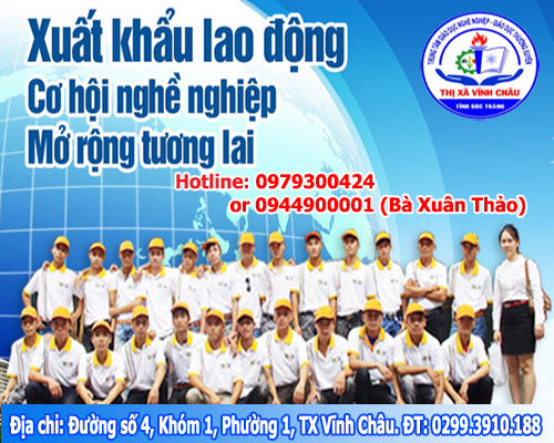 Thông báo tuyển lao động làm việc trong nước và nươc ngoài